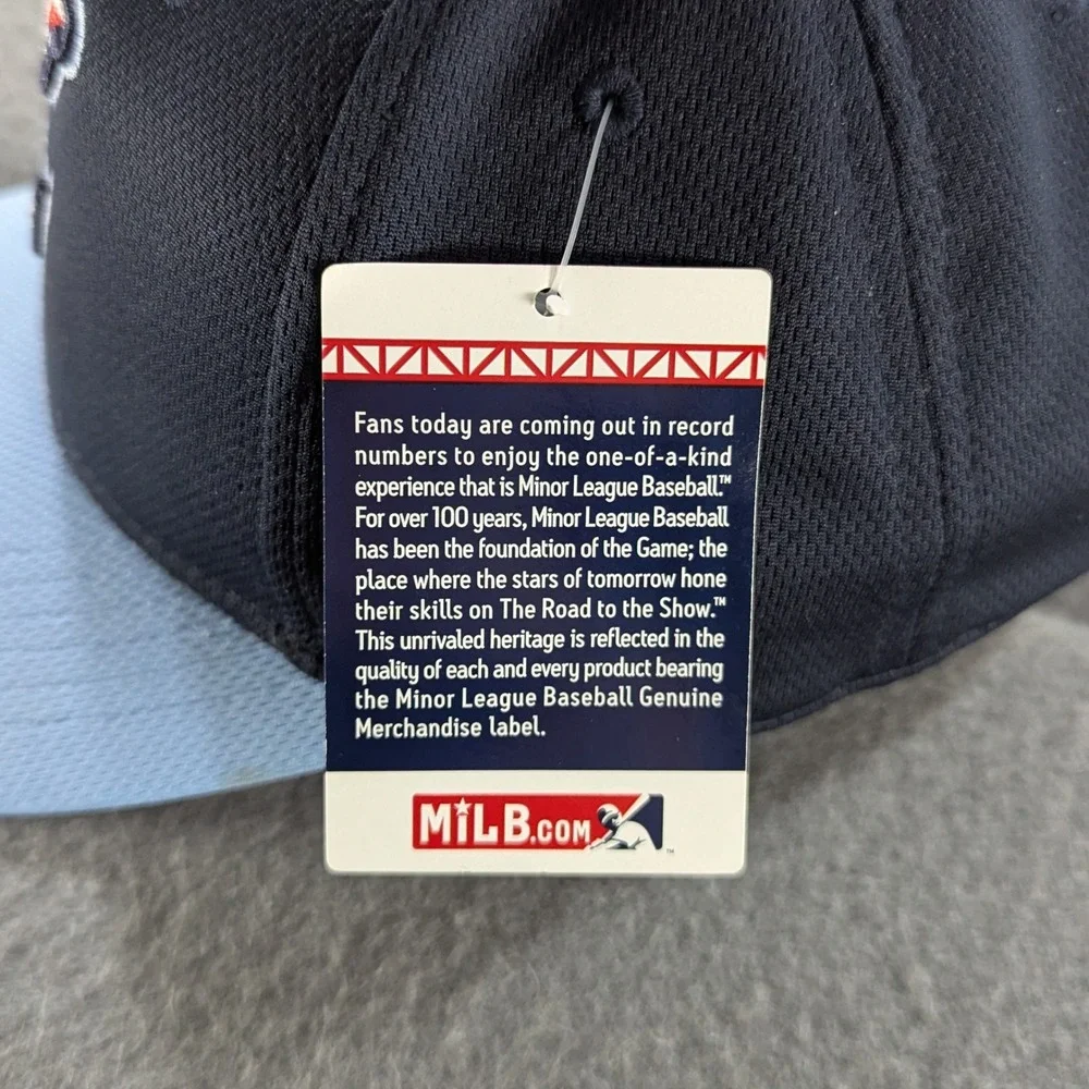 OC Sports Kids Corpus Christi Hooks MiLB Baseball Hat Youth Navy Blue Light Blue